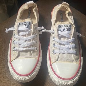 Size 7 WOMEN'S CONVERSE CHUCK TAYLOR ALL STAR SHORELINE SNEAKERS.